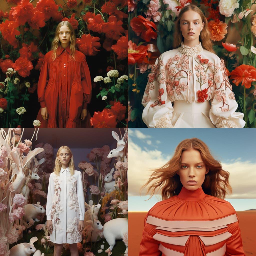 Stella McCartney style, Midjourney V5.2, render 1 of 4