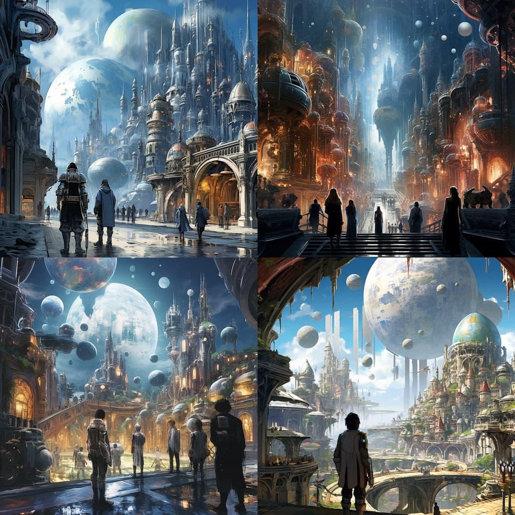 Stephan Martiniere style, Midjourney V5.2, render 1 of 4