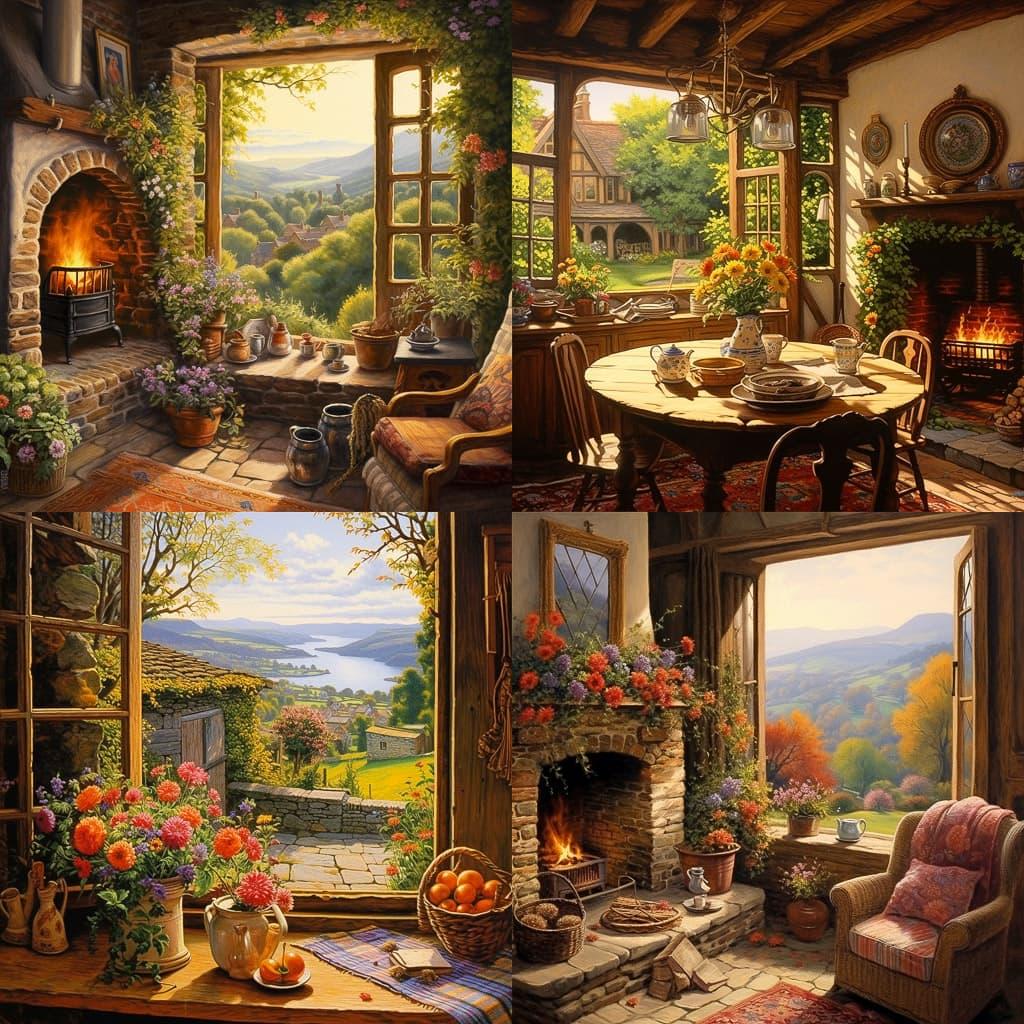 Stephen Darbishire style, Midjourney V5.2, render 1 of 4