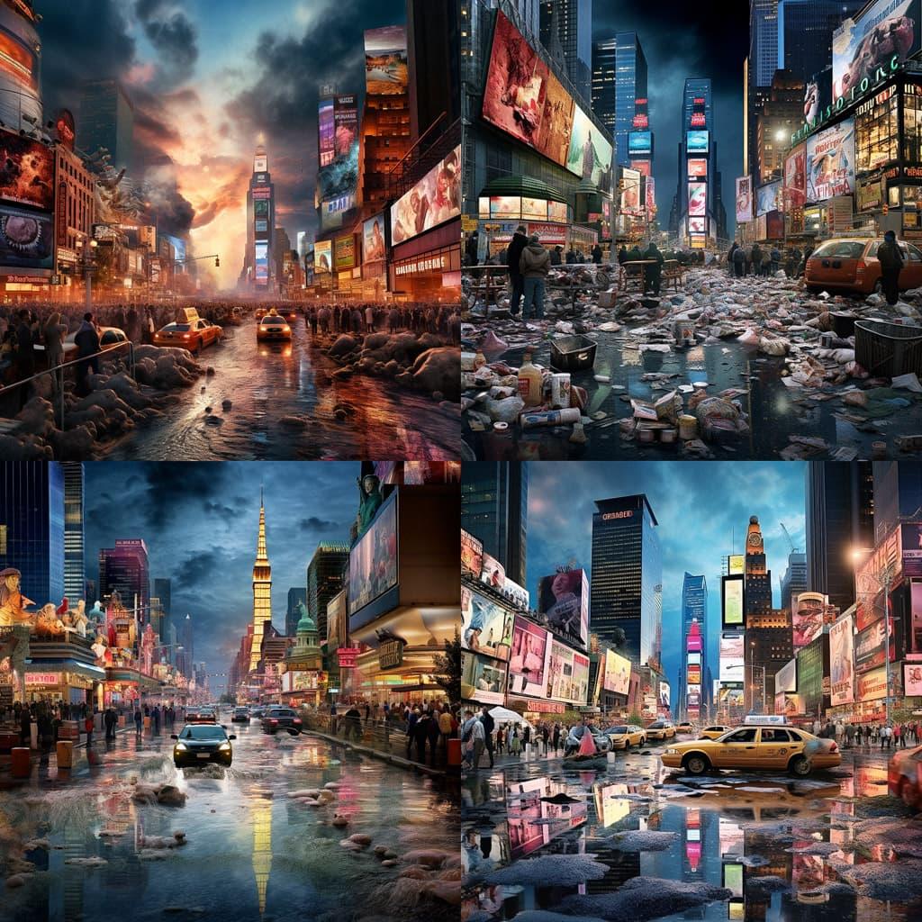 Stephen Wilkes style, Midjourney V5.2, render 1 of 4