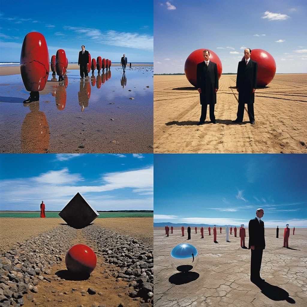 Storm Thorgerson style, Midjourney V5.2, render 1 of 4
