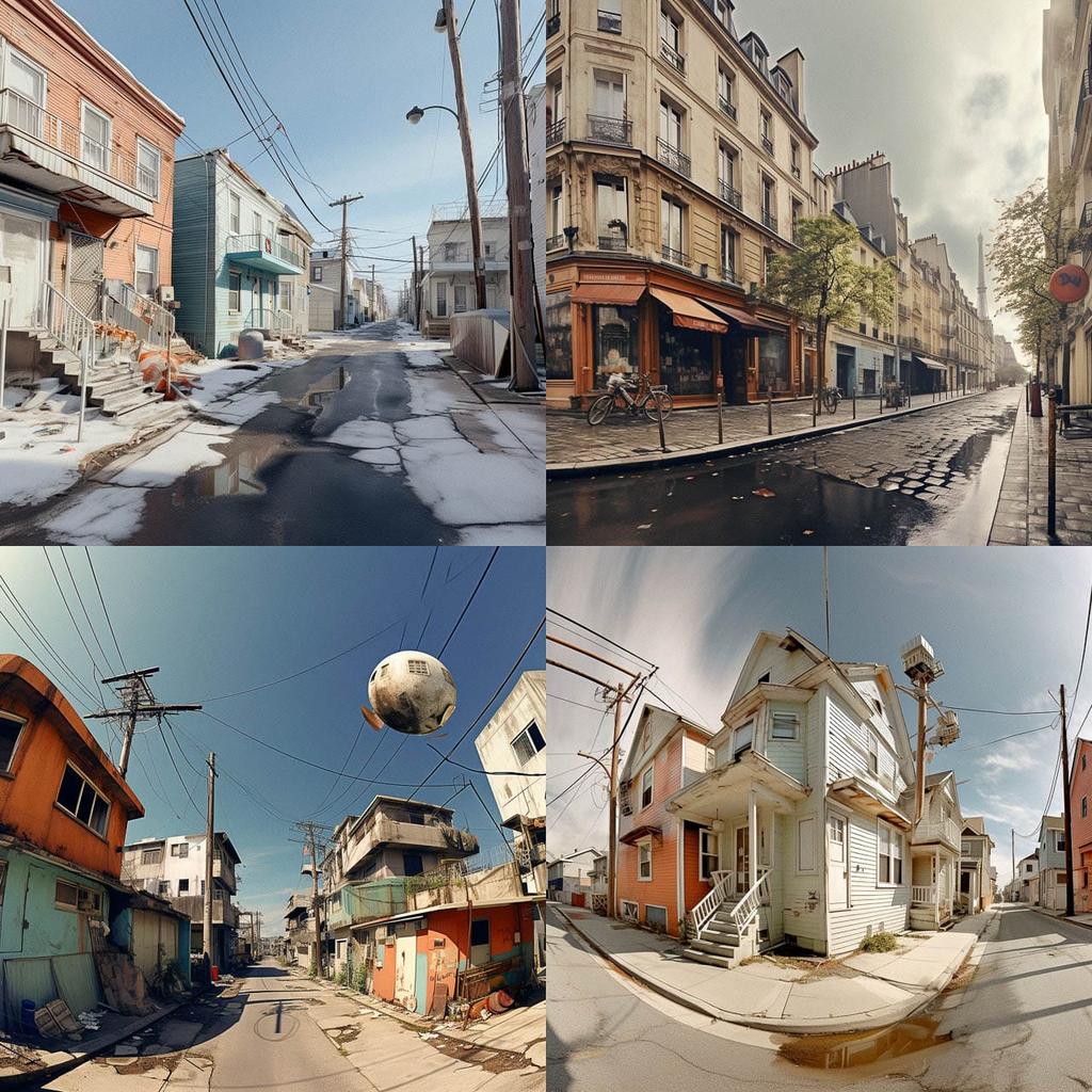 Streetview style, Midjourney V5.2, render 1 of 4