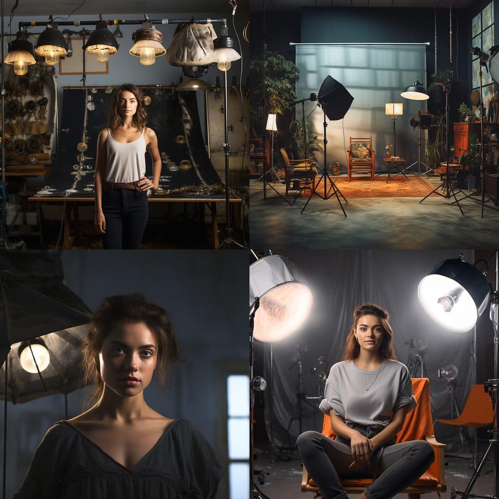 Studio lighting style, Midjourney V5.2, render 1 of 4