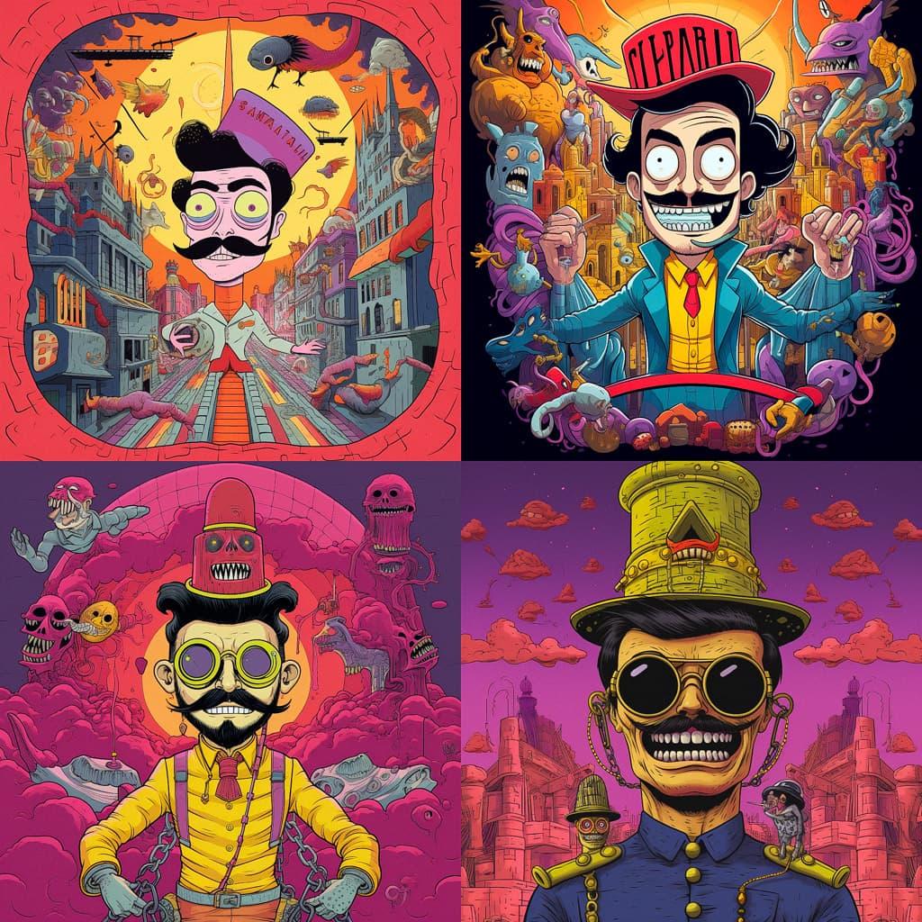 Superjail! style, Midjourney V5.2, render 1 of 4