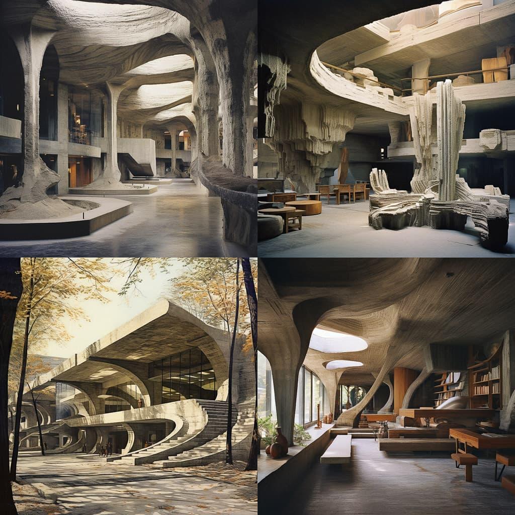 Sverre Fehn style, Midjourney V5.2, render 1 of 4