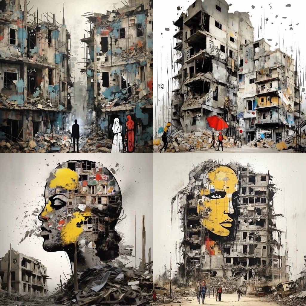 Tammam Azzam style, Midjourney V5.2, render 1 of 4