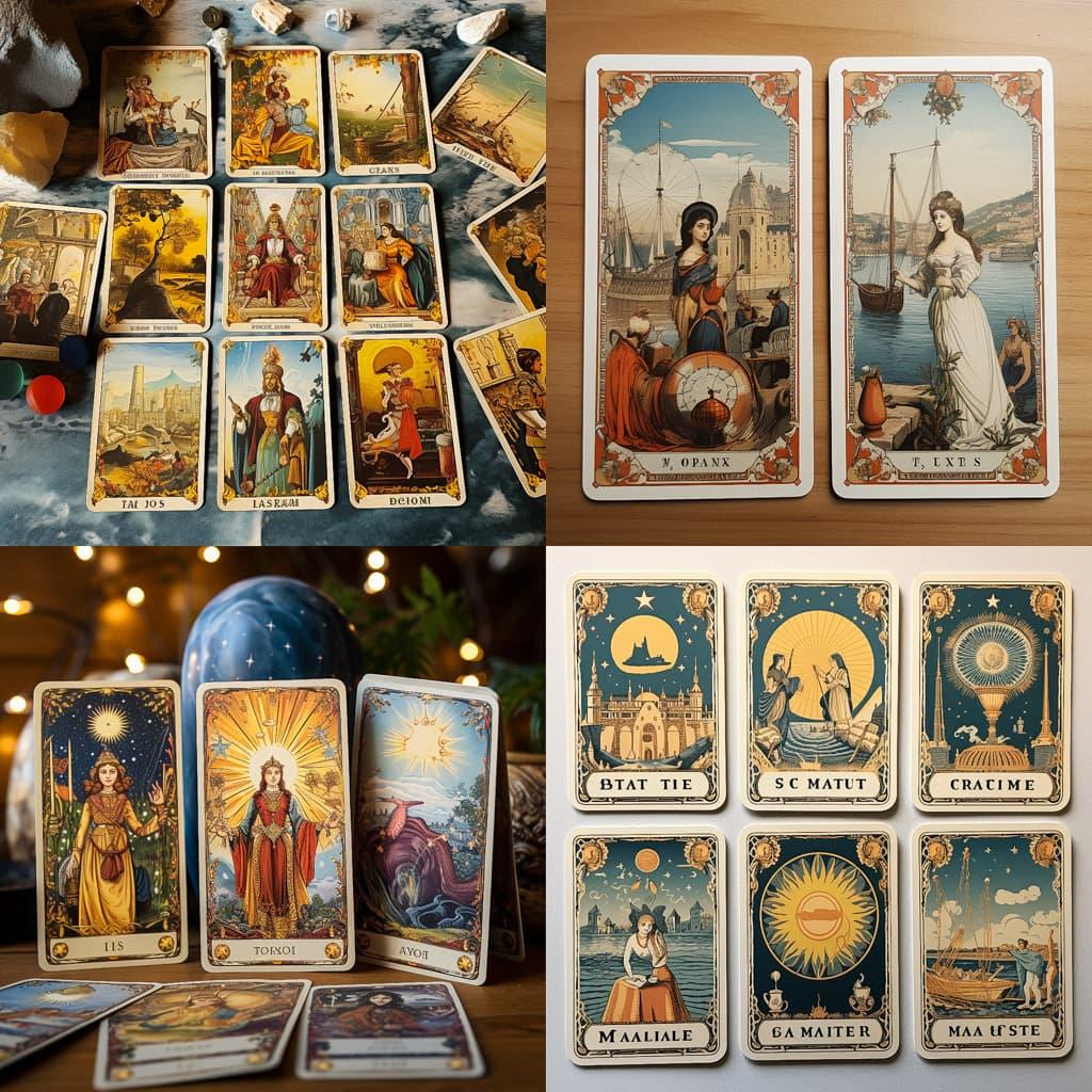 Tarot de Marseille style, Midjourney V5.2, render 1 of 4