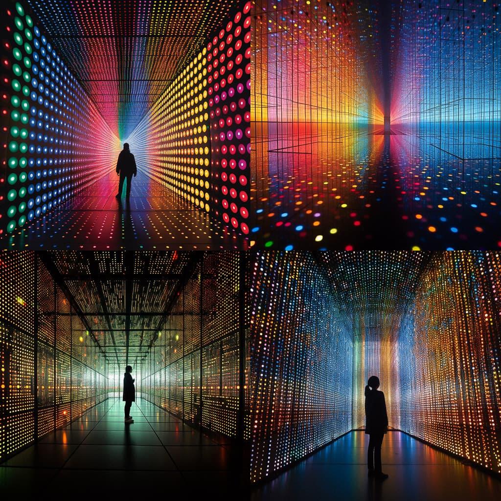 Tatsuo Miyajima style, Midjourney V5.2, render 1 of 4