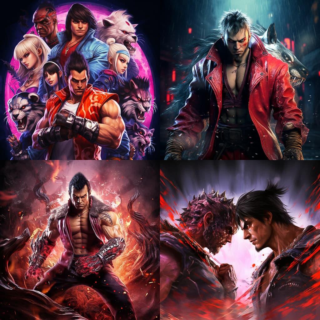 Tekken style, Midjourney V5.2, render 1 of 4