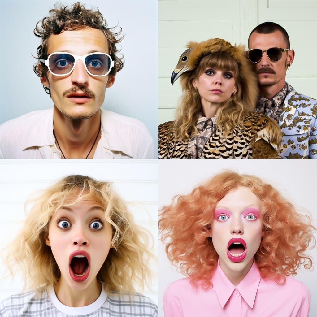 Terry Richardson style, Midjourney V5.2, render 1 of 4