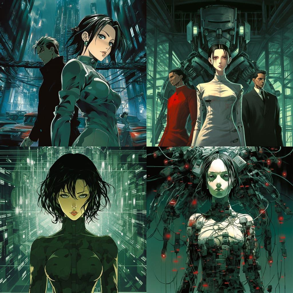 The Animatrix style, Midjourney V5.2, render 1 of 4