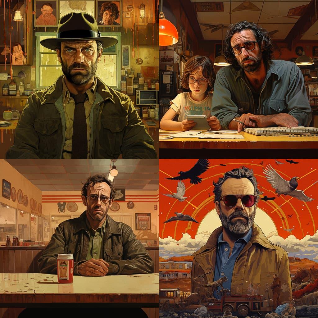 The Coen Brothers style, Midjourney V5.2, render 1 of 4