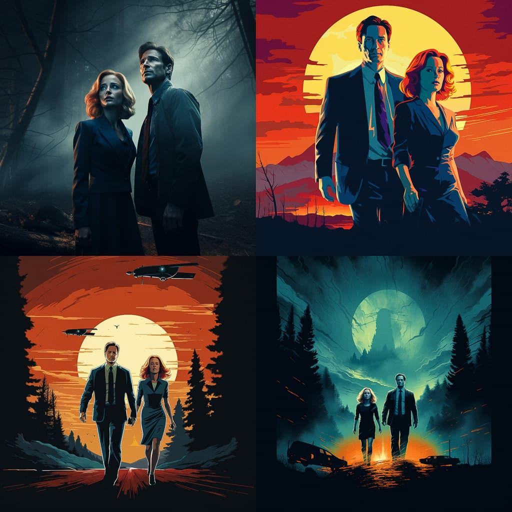 The X-Files style, Midjourney V5.2, render 1 of 4