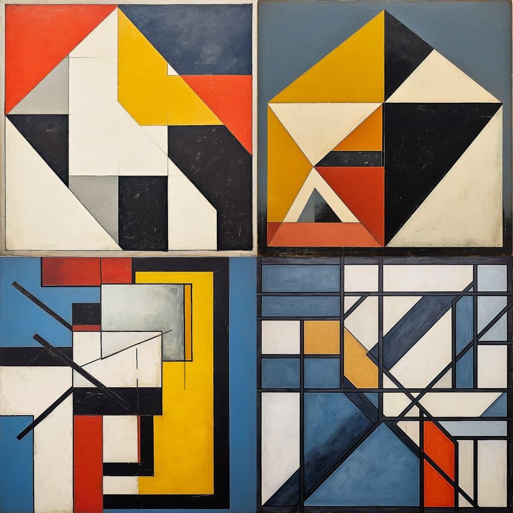 Theo van Doesburg style, Midjourney V5.2, render 1 of 4