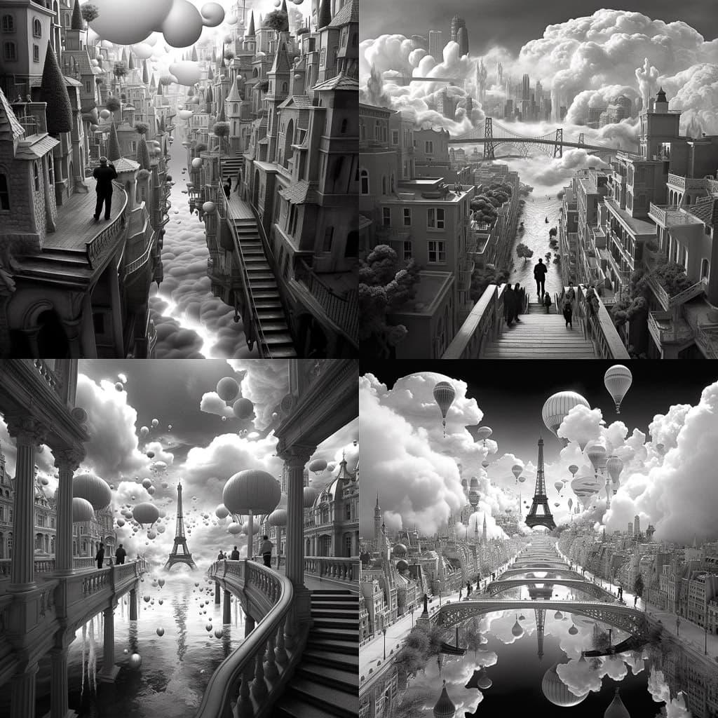 Thomas Barbey style, Midjourney V5.2, render 1 of 4