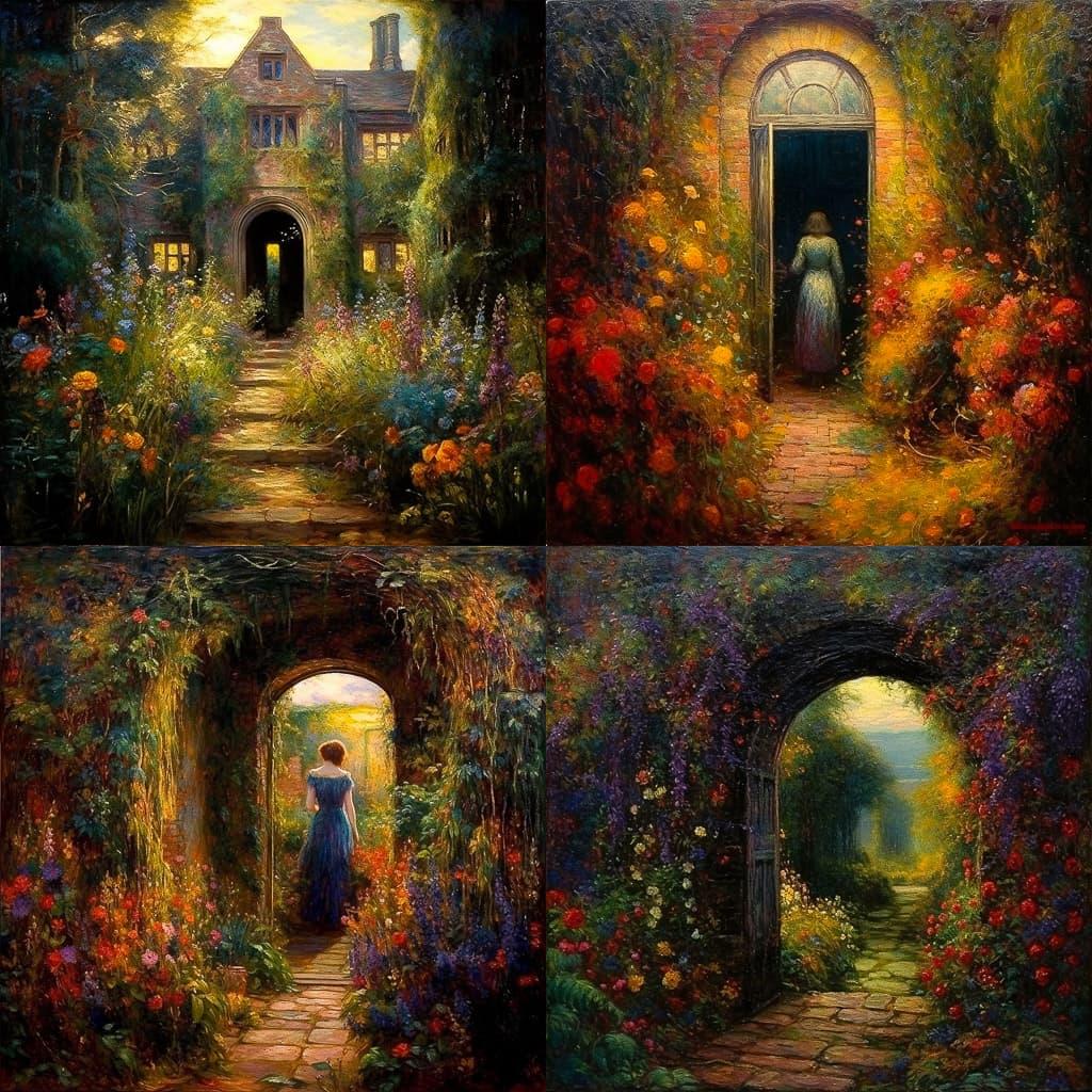 Thomas Edwin Mostyn style, Midjourney V5.2, render 1 of 4