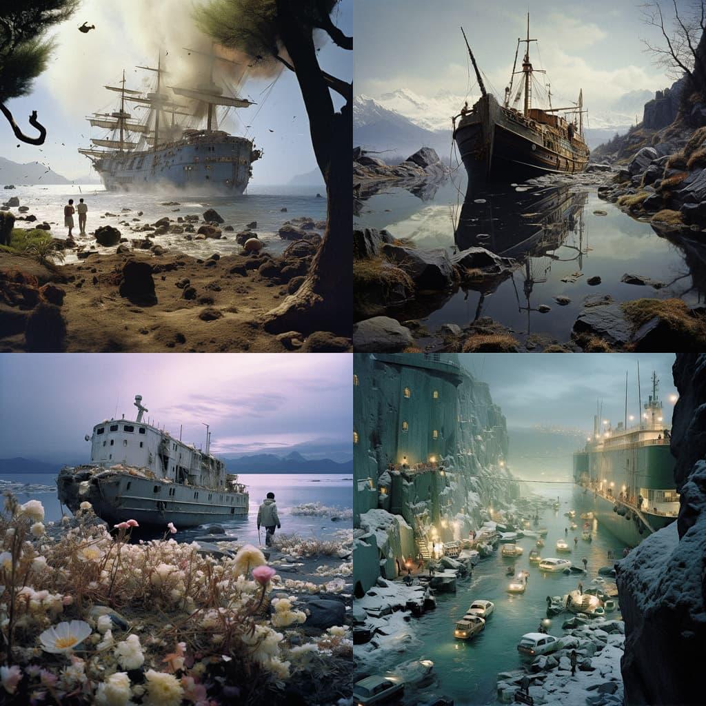 Thomas Wrede style, Midjourney V5.2, render 1 of 4
