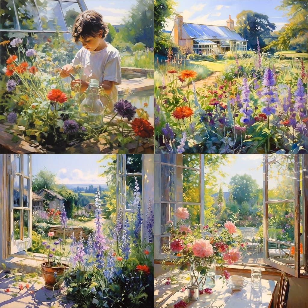 Timothy Easton style, Midjourney V5.2, render 1 of 4