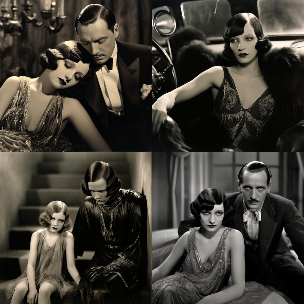 Tod Browning style, Midjourney V5.2, render 1 of 4