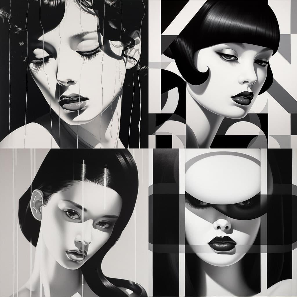 Tomoo Gokita style, Midjourney V5.2, render 1 of 4