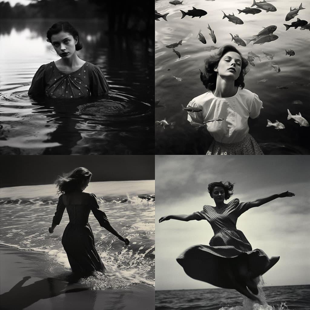Toni Frissell style, Midjourney V5.2, render 1 of 4