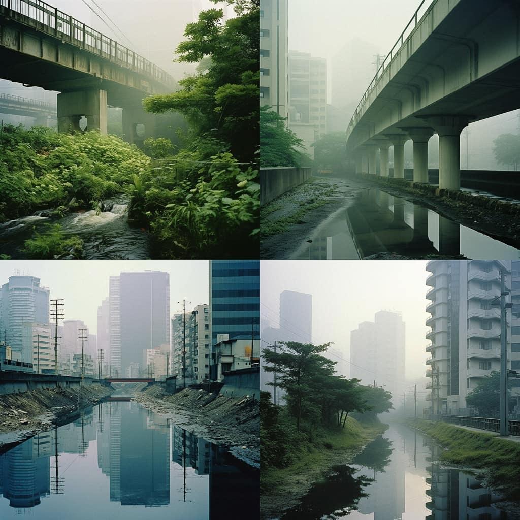 Toshio Shibata style, Midjourney V5.2, render 1 of 4