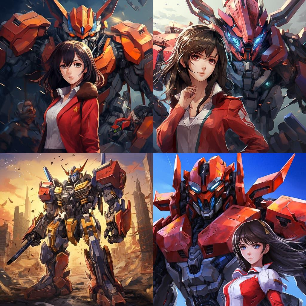 Transformers style, Midjourney V5.2, render 1 of 4