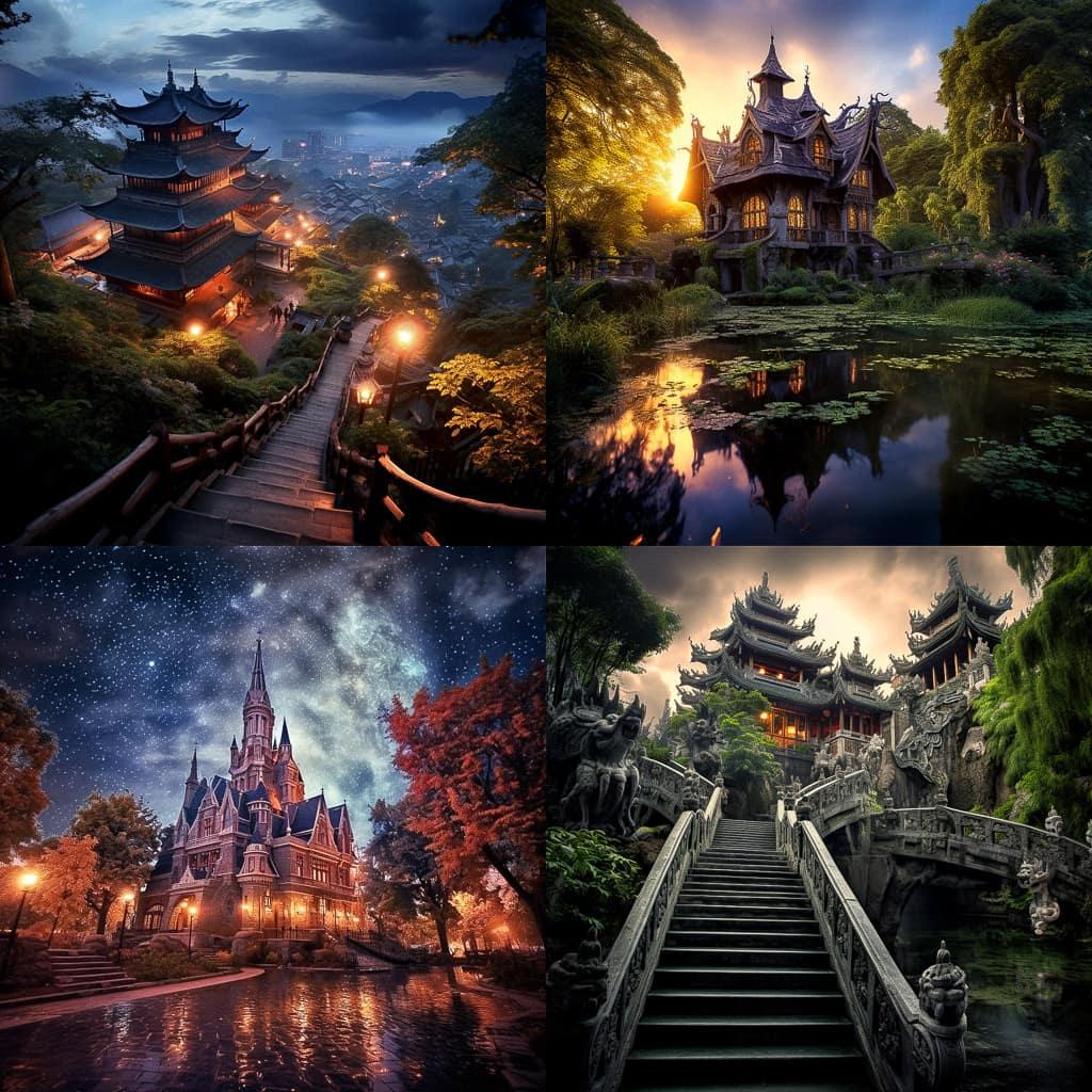 Trey Ratcliff style, Midjourney V5.2, render 1 of 4