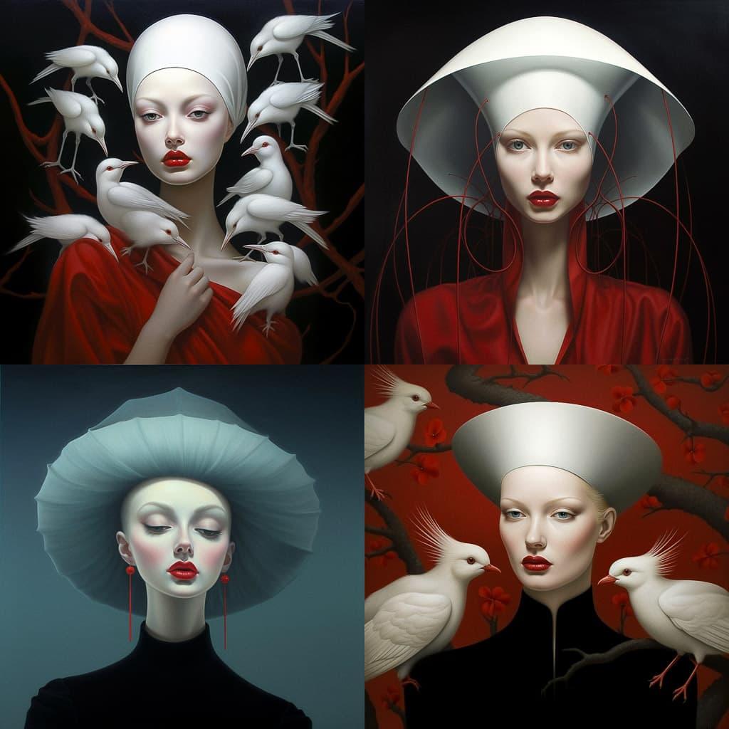Troy Brooks style, Midjourney V5.2, render 1 of 4
