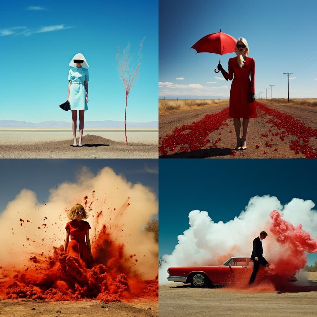 Tyler Shields style, Midjourney V5.2, render 1 of 4