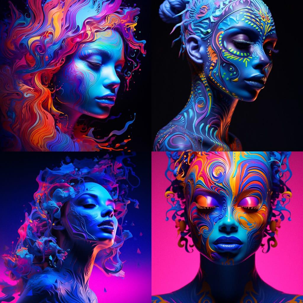 UV colors style, Midjourney V5.2, render 1 of 4