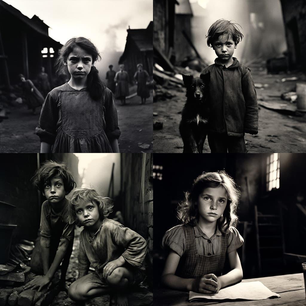 W. Eugene Smith style, Midjourney V5.2, render 1 of 4