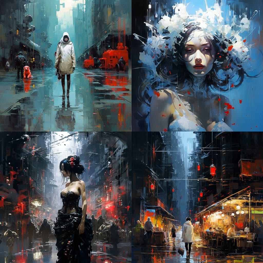 Wadim Kashin style, Midjourney V5.2, render 1 of 4