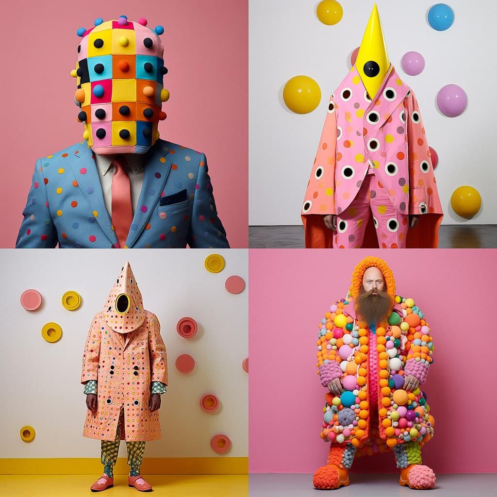 Walter Van Beirendonck style, Midjourney V5.2, render 1 of 4