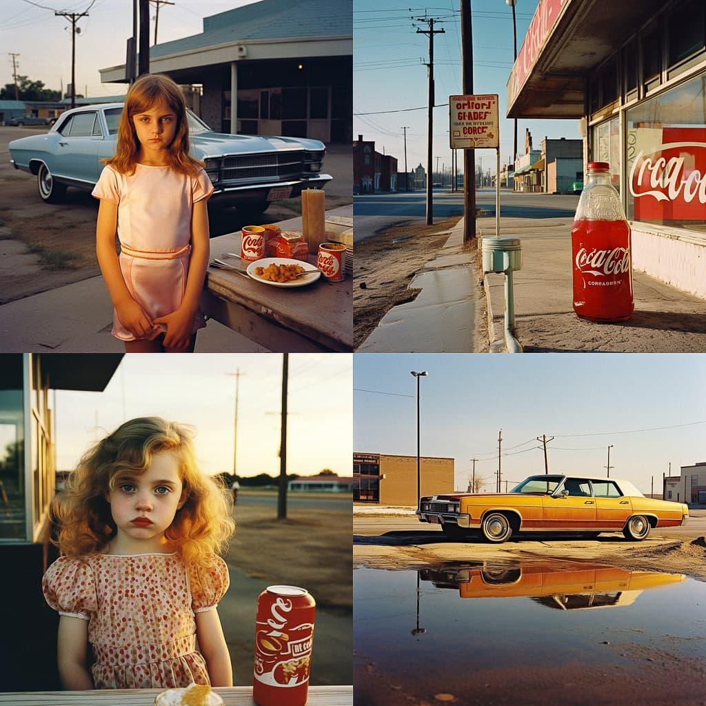 William Eggleston style, Midjourney V5.2, render 1 of 4