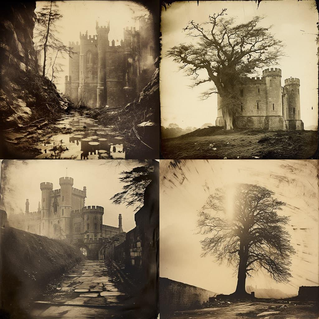 William Henry Fox Talbot style, Midjourney V5.2, render 1 of 4