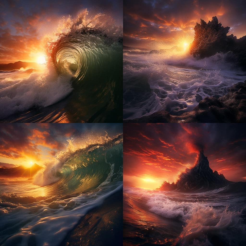 William Patino style, Midjourney V5.2, render 1 of 4
