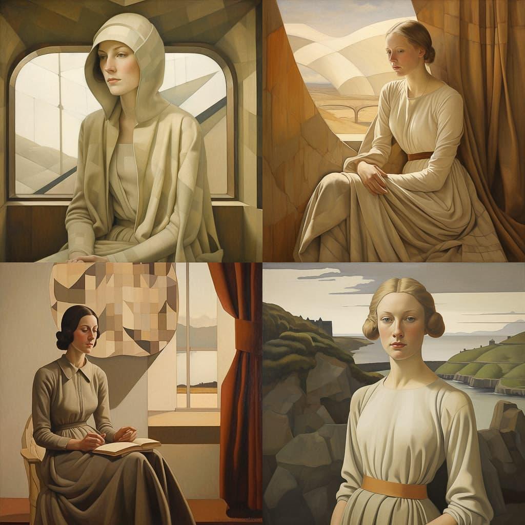 Winifred Knights style, Midjourney V5.2, render 1 of 4