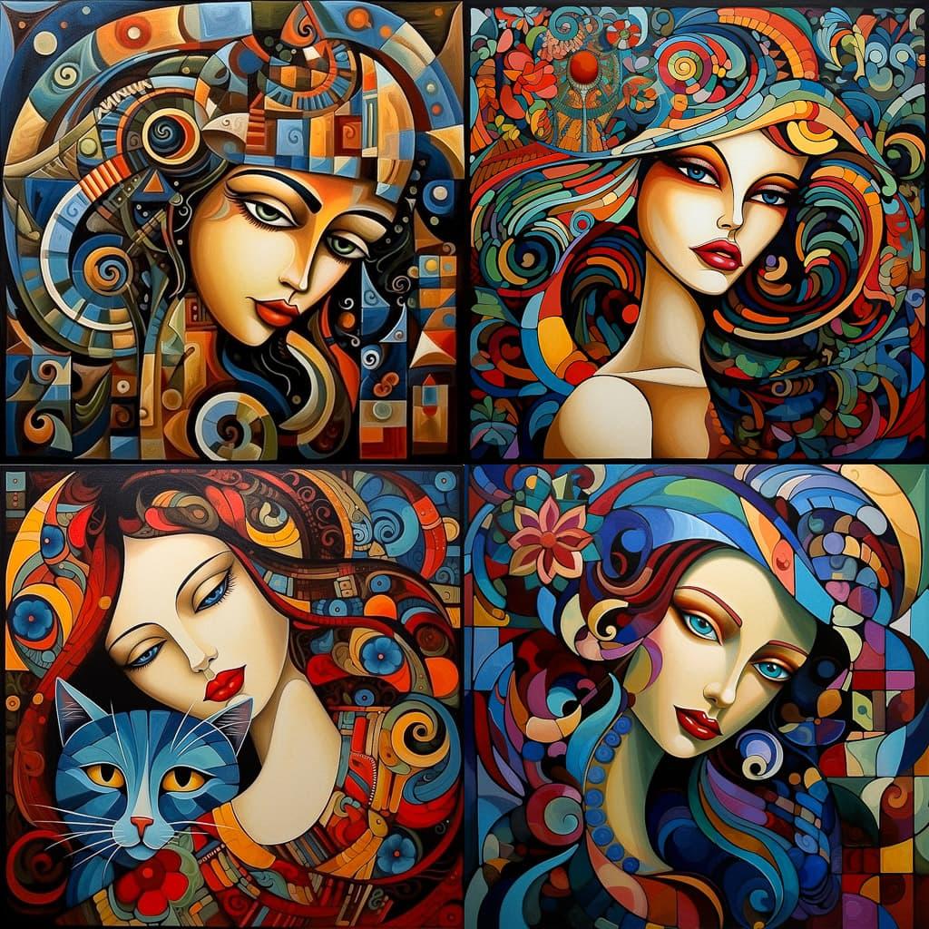 Wlad Safronow style, Midjourney V5.2, render 1 of 4