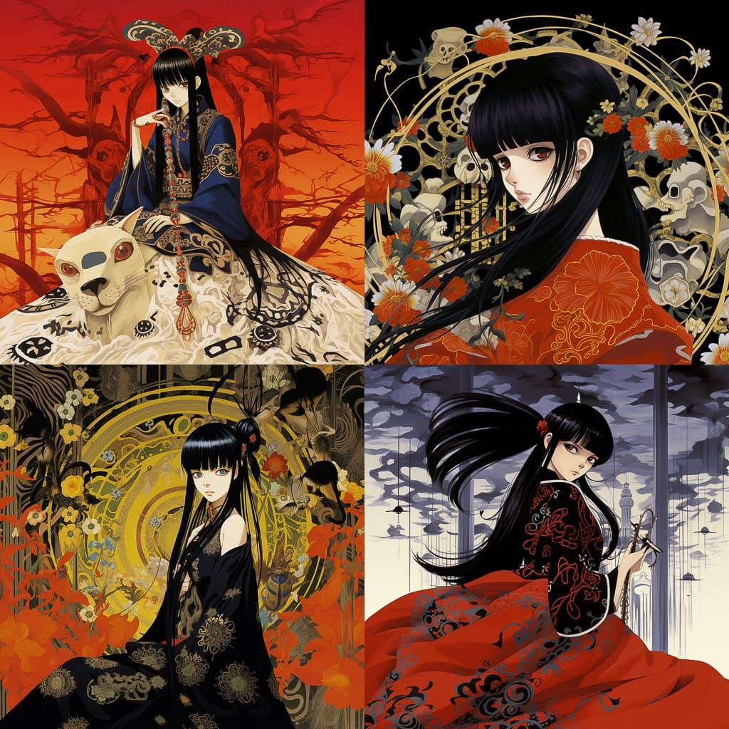 xxxHolic style, Midjourney V5.2, render 1 of 4