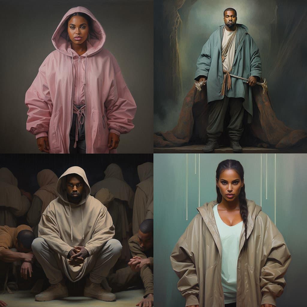 Yeezy style, Midjourney V5.2, render 1 of 4