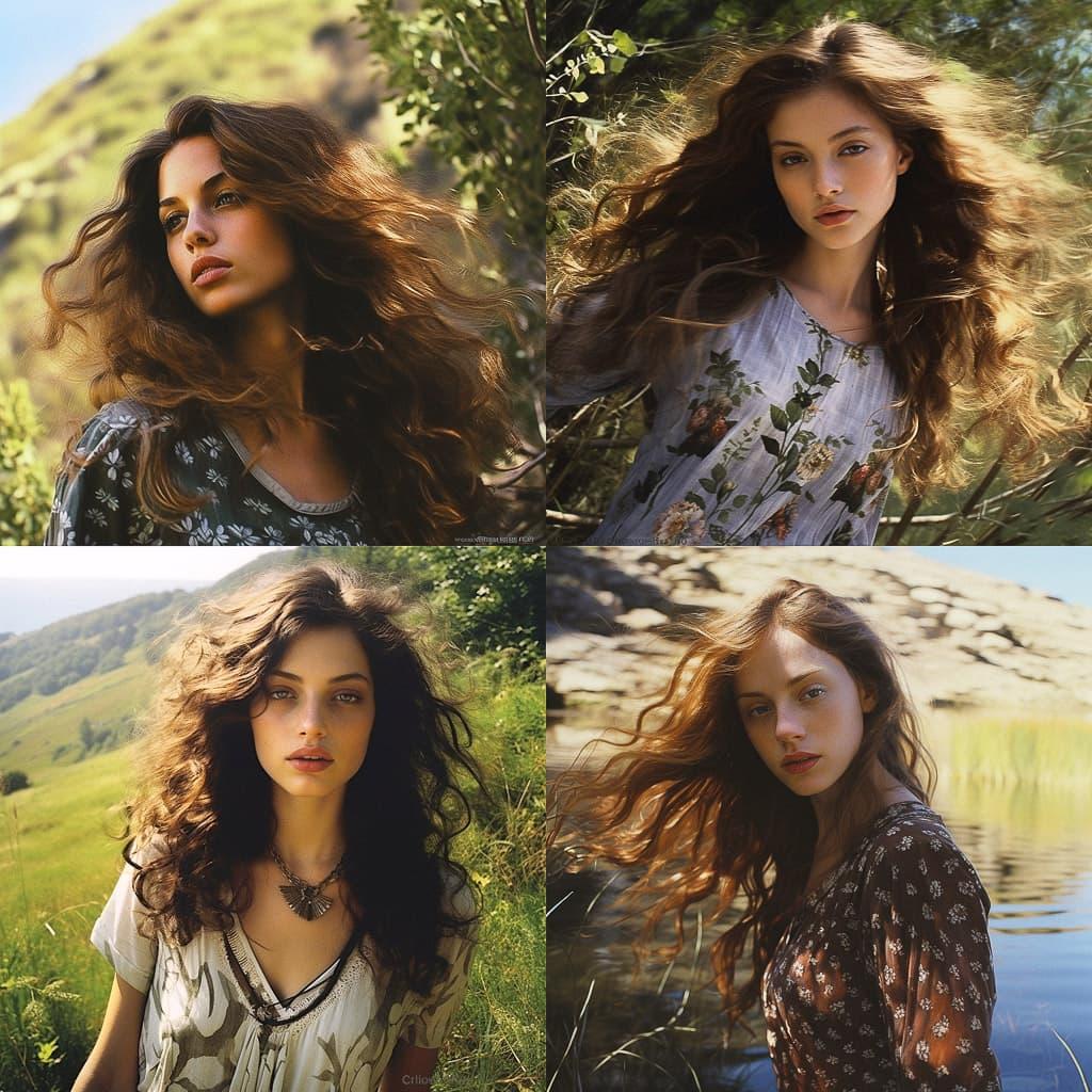 Yigal Ozeri style, Midjourney V5.2, render 1 of 4