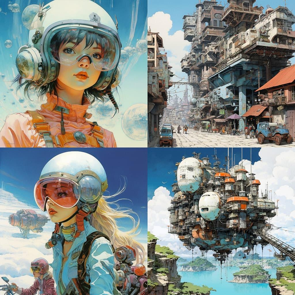 Yoshiyuki Tomino style, Midjourney V5.2, render 1 of 4