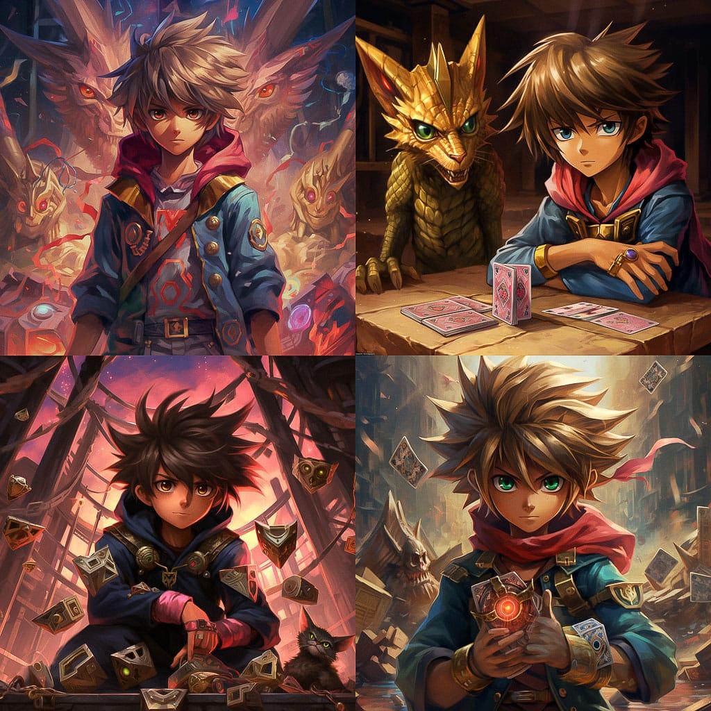 Yu-Gi-Oh style, Midjourney V5.2, render 1 of 4