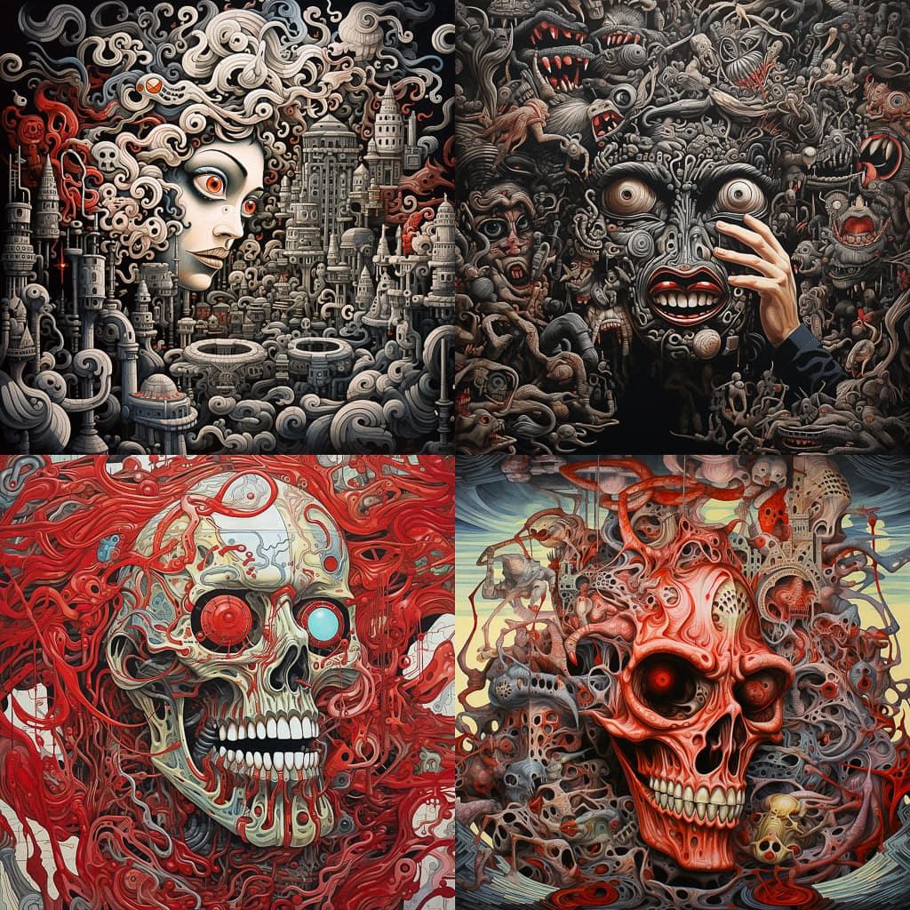 Zio Ziegler style, Midjourney V5.2, render 1 of 4