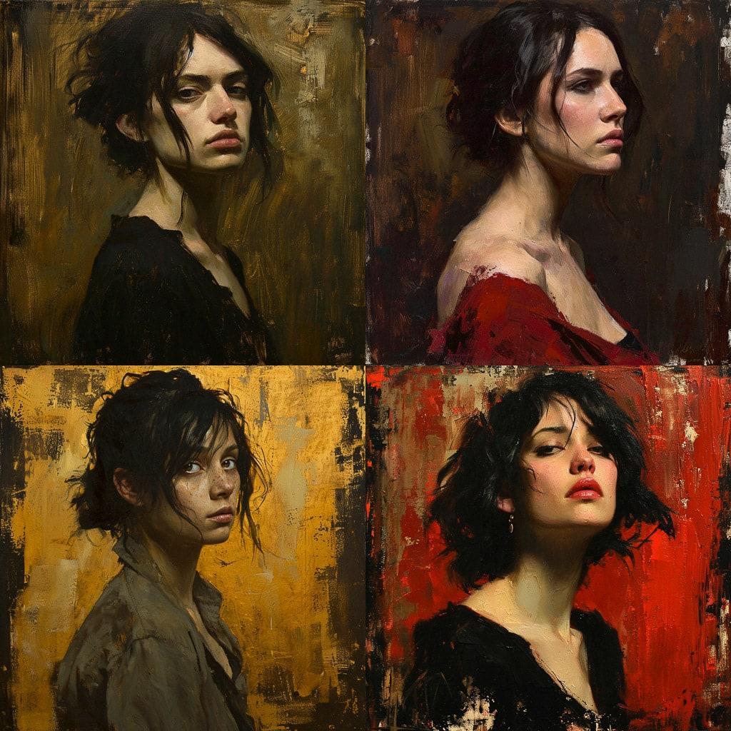 Aaron Westerberg style, Midjourney V6, render 1 of 4