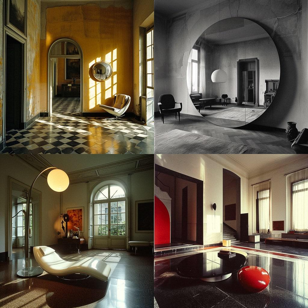Achille Castiglioni style, Midjourney V6, render 1 of 4