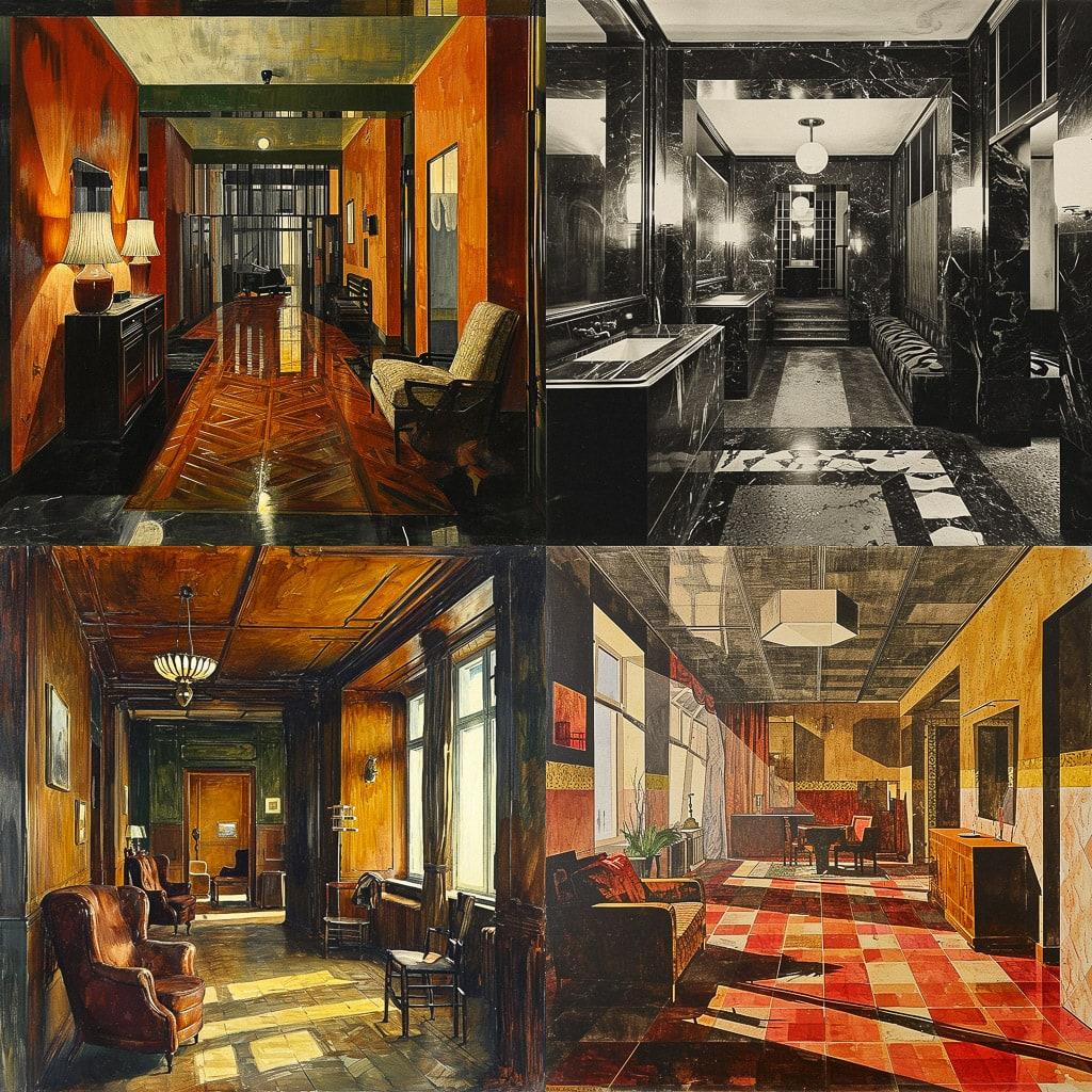 Adolf Loos style, Midjourney V6, render 1 of 4