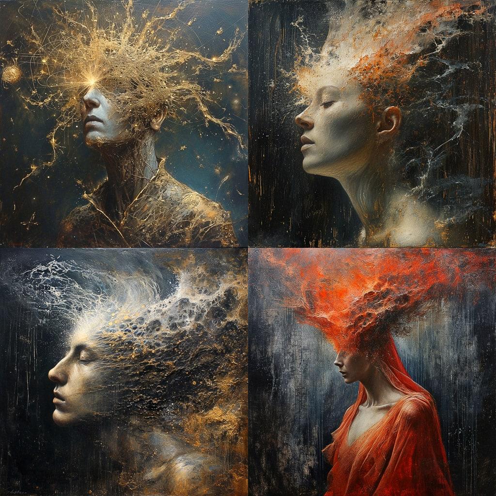 Agostino Arrivabene style, Midjourney V6, render 1 of 4