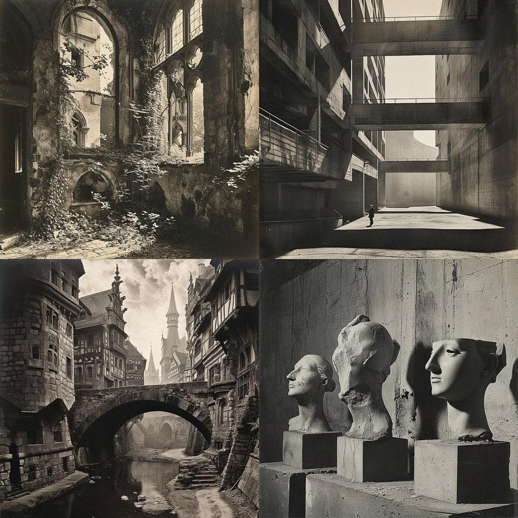 Albert Renger-Patzsch style, Midjourney V6, render 1 of 4